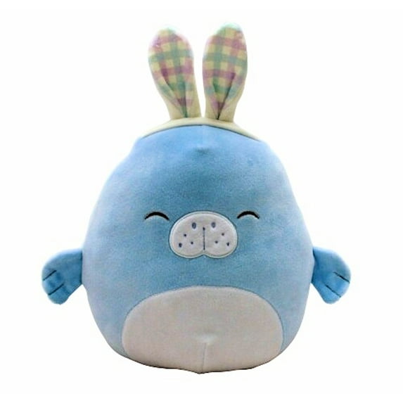 Squishmallows 8" Abel the Manatee with Bunny Ears