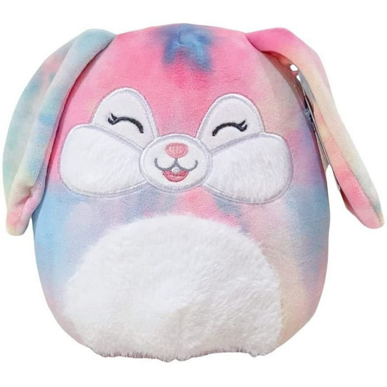 Squishmallows 8 Candy the Tie Dye Bunny Fuzzy Belly