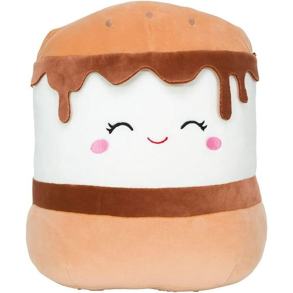 Squishmallow Kellytoy 8" Carmelita the S'more Plush Doll #B