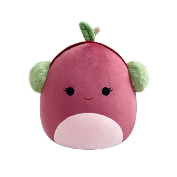 Squishmallows 8" Christmas Cherry with Earmuffs