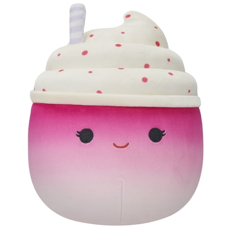 Squishmallows Official 8 inch Strawberry Milkshake - Child's Ultra Soft Stuffed Plush Toy