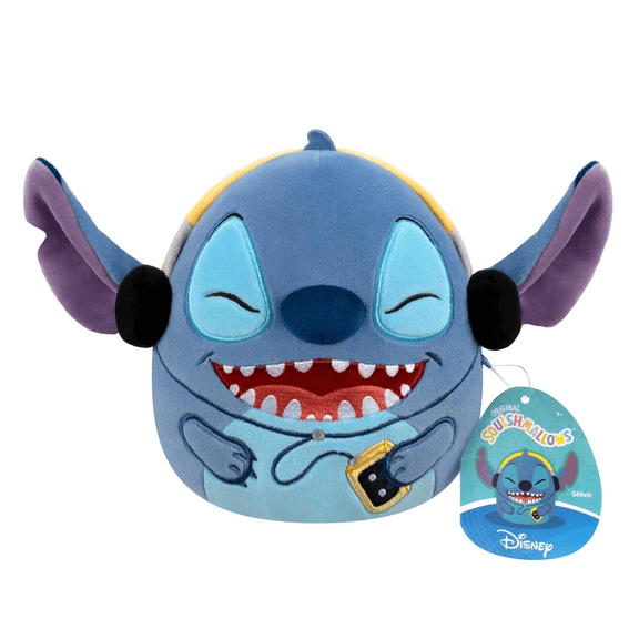 Squishmallows 8" Disney Lilo & Stitch Wearing Headphones