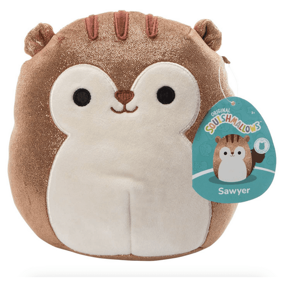 Squishmallows 8" Glitter Squad Sawyer the Squirrel