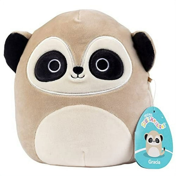 Squishmallows 8" Gracia The Meerkat Plush - Official Kellytoy - Cute and Soft Meerkat Stuffed Animal Toy - Great Gift for Kids
