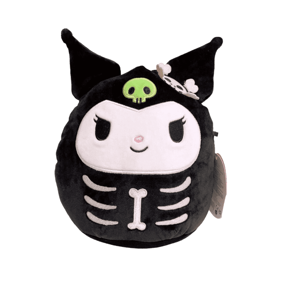 Squishmallows Skeleton Kuromi Collectible Soft & Squishy Stuffed Animal Toy - Add to Your Squad - Gift for Kids, Girls & Boys - 8 Inch