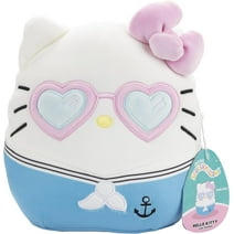 Squishmallows 8" Hello Kitty Sailor Plush- Official Kellytoy Sanrio Plush- Soft & Squishy Hello Kitty Stuffed Animal- Fun for Kids - 8 Inch