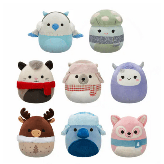 Squishmallows 8" Holiday Christmas Mystery Squad Childrens Plush Stuffed Animal- 1 Count