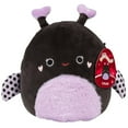 thumbnail image 1 of Squishmallows 8" Citlalli the Black and Purple Valentine's Day Ladybug W/ Heart Antennae- Officially Licensed Jazwares Plush - Collectible Soft & Squishy Stuffed Animal- Gift for Kids, Girls & Boys, 1 of 5