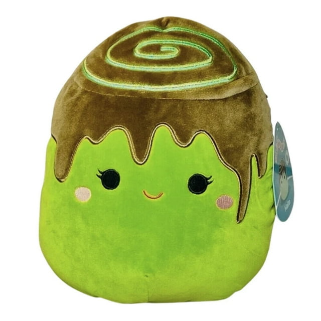 Squishmallows 8 Inch Malta the Matcha Cinnamon Roll Soft Plush Kellytoy Halloween Collection
