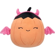 Squishmallows 8-Inch Margie Pumpkin in Pink Devil Costume - Official Jazwares Plush - Collectible Soft & Squishy Stuffed Animal Toy