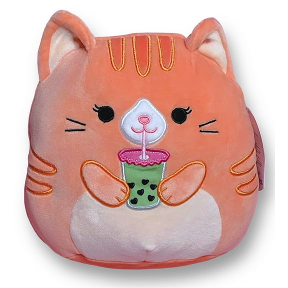 Squishmallows 8-Inch Plush 2023 Valentine's Day Squad Stuffed Animal (Gigi Cat)
