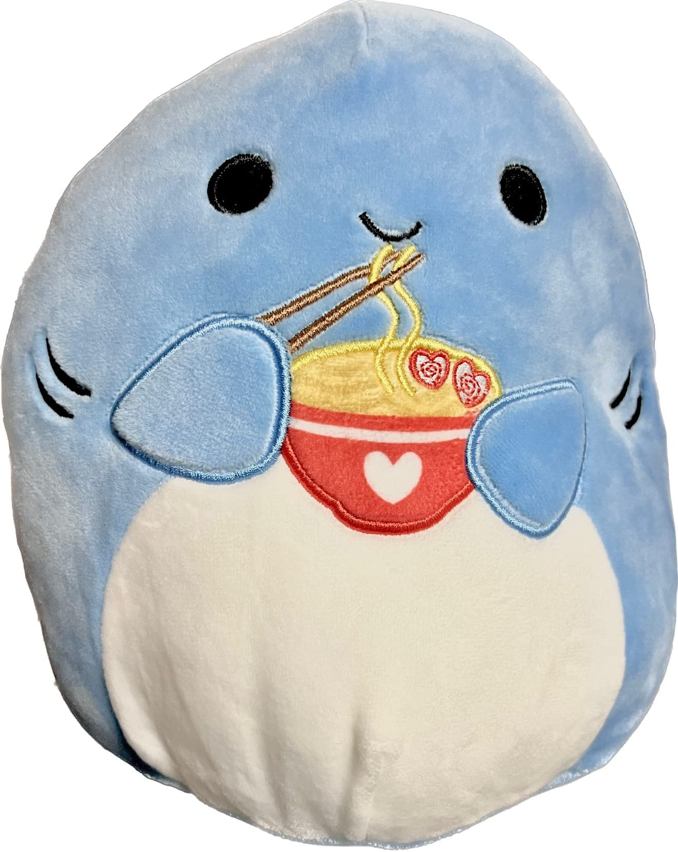 Squishmallows 8-Inch Plush 2023 Valentine's Day Squad Stuffed Animal (Rey Shark)