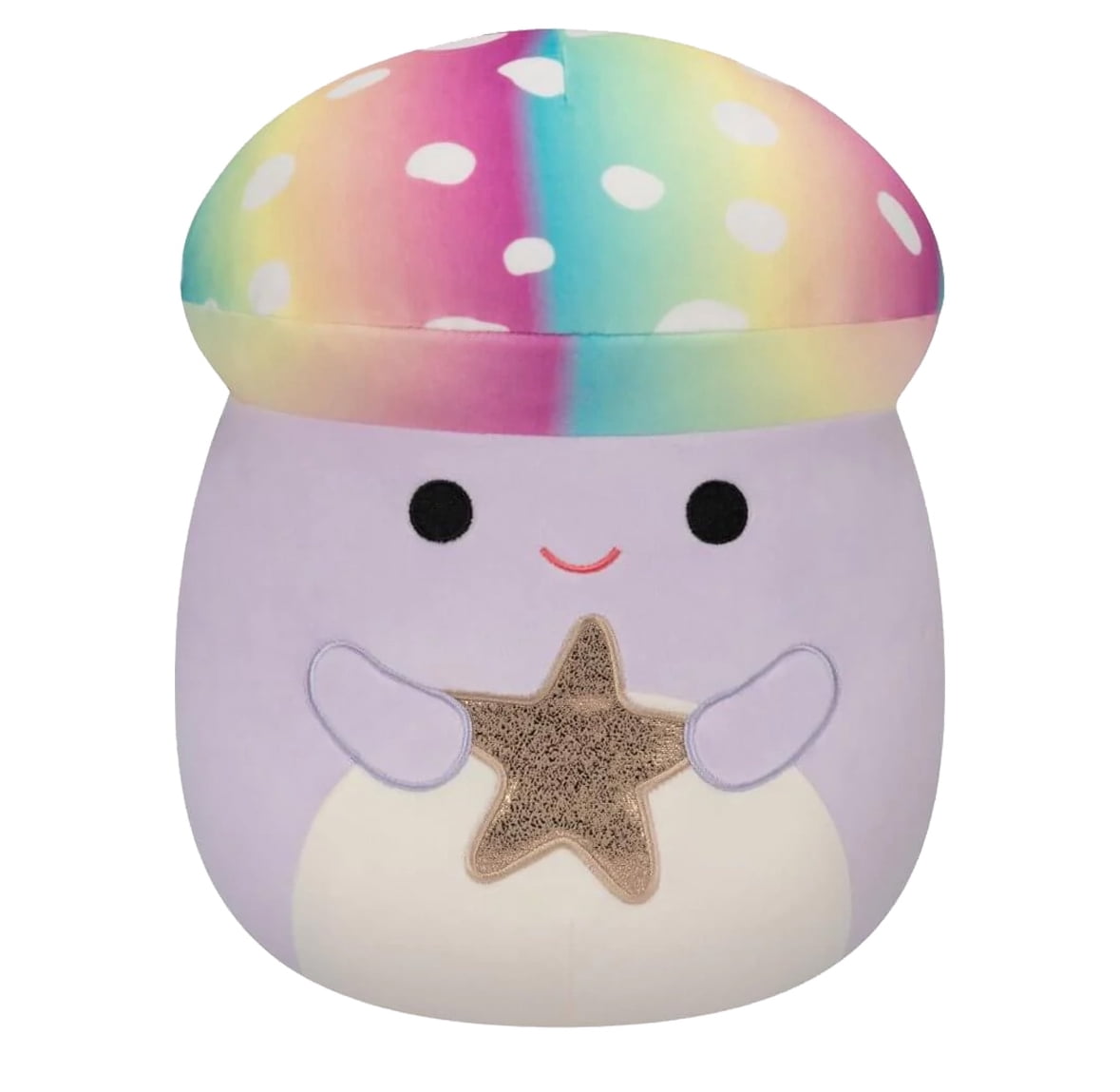 Kervena 8-Inch Tie Dye Mushroom Plush Toy