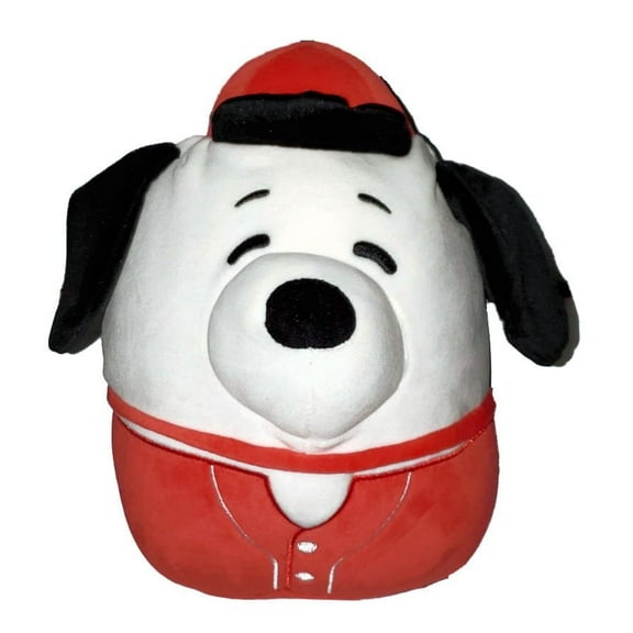 Squishmallows 8" Peanuts Snoopy in Baseball Uniform