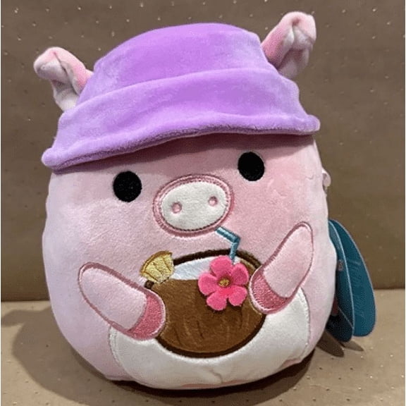 Squishmallows 8" Peter the Pig with Hat