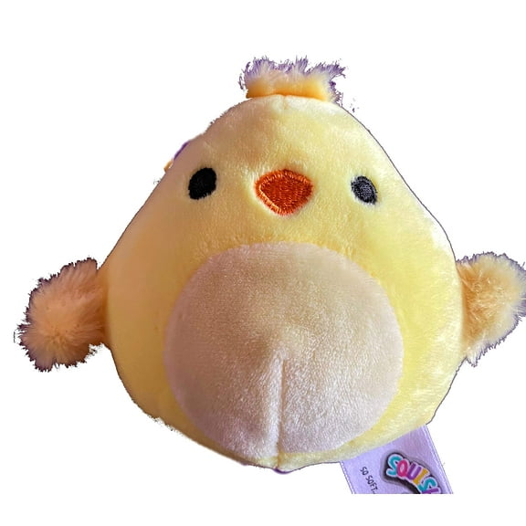 Squishmallows Aimee Yellow Chick 3.5" Clip