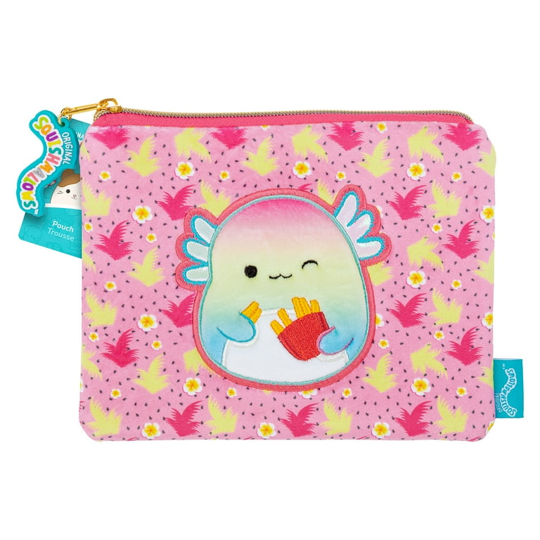 Squishmallows Archie the Axolotl Summer Soft Pencil Pouch