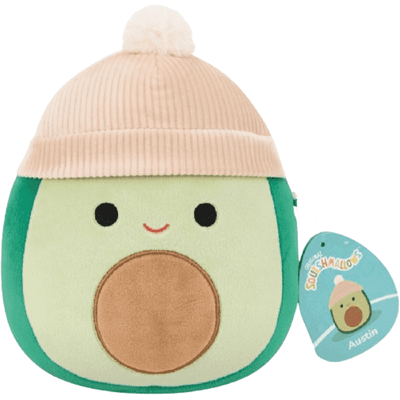 Squishmallows Austin Beanie Hat 12 inch Collectible Soft & Squishy Food Stuffed - Add to Your Squad - Gift for Kids, Girls & Boys