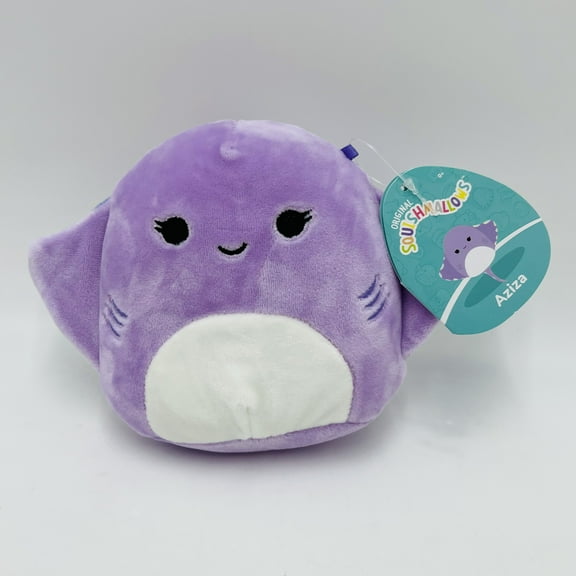Squishmallows Aziza Sting Ray 5" Purple Polka Dot Plush Stuffed Animal