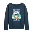 thumbnail image 1 of Squishmallows - Benny The Bigfoot - Women's French Terry Long Sleeve Pullover, 1 of 4