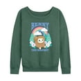 thumbnail image 1 of Squishmallows - Benny The Bigfoot - Women's French Terry Long Sleeve Pullover, 1 of 4