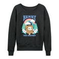 thumbnail image 1 of Squishmallows - Benny The Bigfoot - Women's French Terry Long Sleeve Pullover, 1 of 4