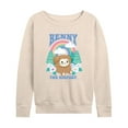 thumbnail image 1 of Squishmallows - Benny The Bigfoot - Women's French Terry Long Sleeve Pullover, 1 of 4