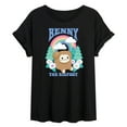 thumbnail image 1 of Squishmallows - Benny The Bigfoot - Womens Oversized Graphic T-Shirt, 1 of 4