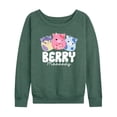thumbnail image 1 of Squishmallows - Berry Moooody - Women's French Terry Pullover Sweatshirt, 1 of 4