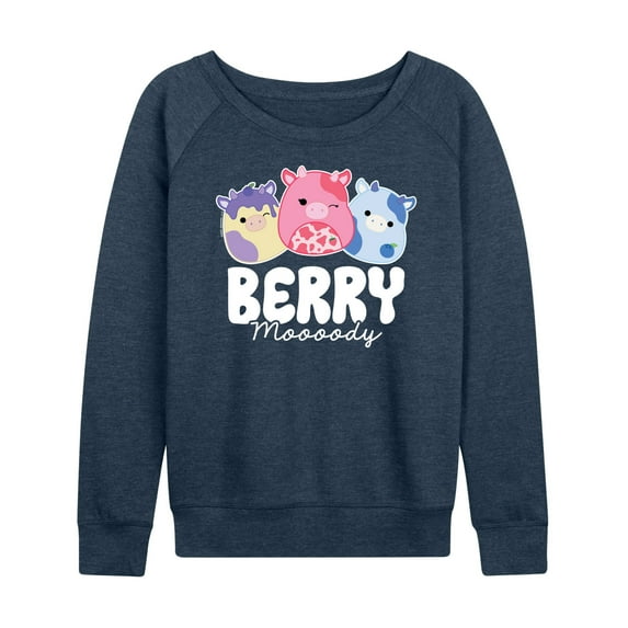 Squishmallows - Berry Moooody - Women's French Terry Pullover Sweatshirt