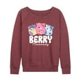 thumbnail image 1 of Squishmallows - Berry Moooody - Women's French Terry Pullover Sweatshirt, 1 of 4