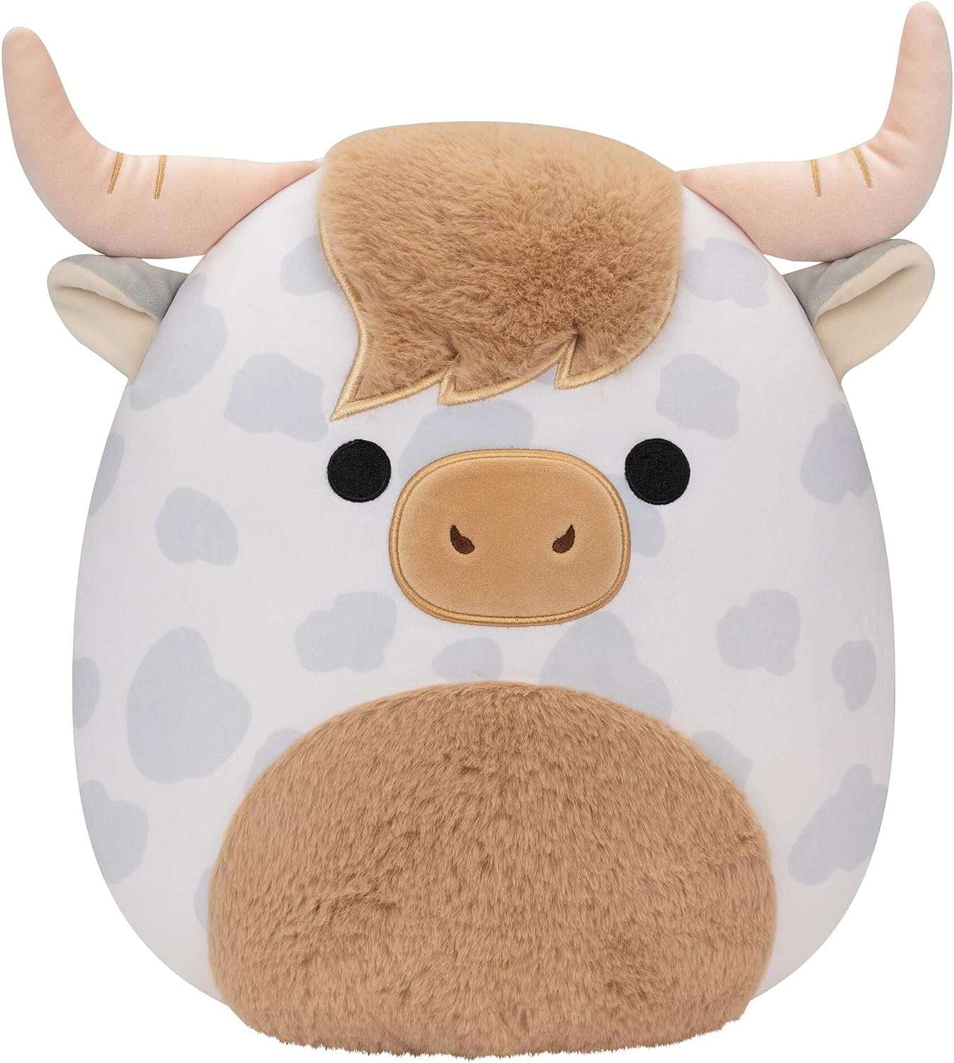 Squishmallows Borsa the Spotted Highland Cow 12" Stuffed Plush