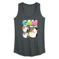 thumbnail image 1 of Squishmallows - Cam The Cat - Women's Racerback Tank, 1 of 4