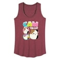 thumbnail image 1 of Squishmallows - Cam The Cat - Women's Racerback Tank, 1 of 4