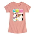 thumbnail image 1 of Squishmallows - Cam The Cat - Youth Girls Short Sleeve T-Shirt, 1 of 4