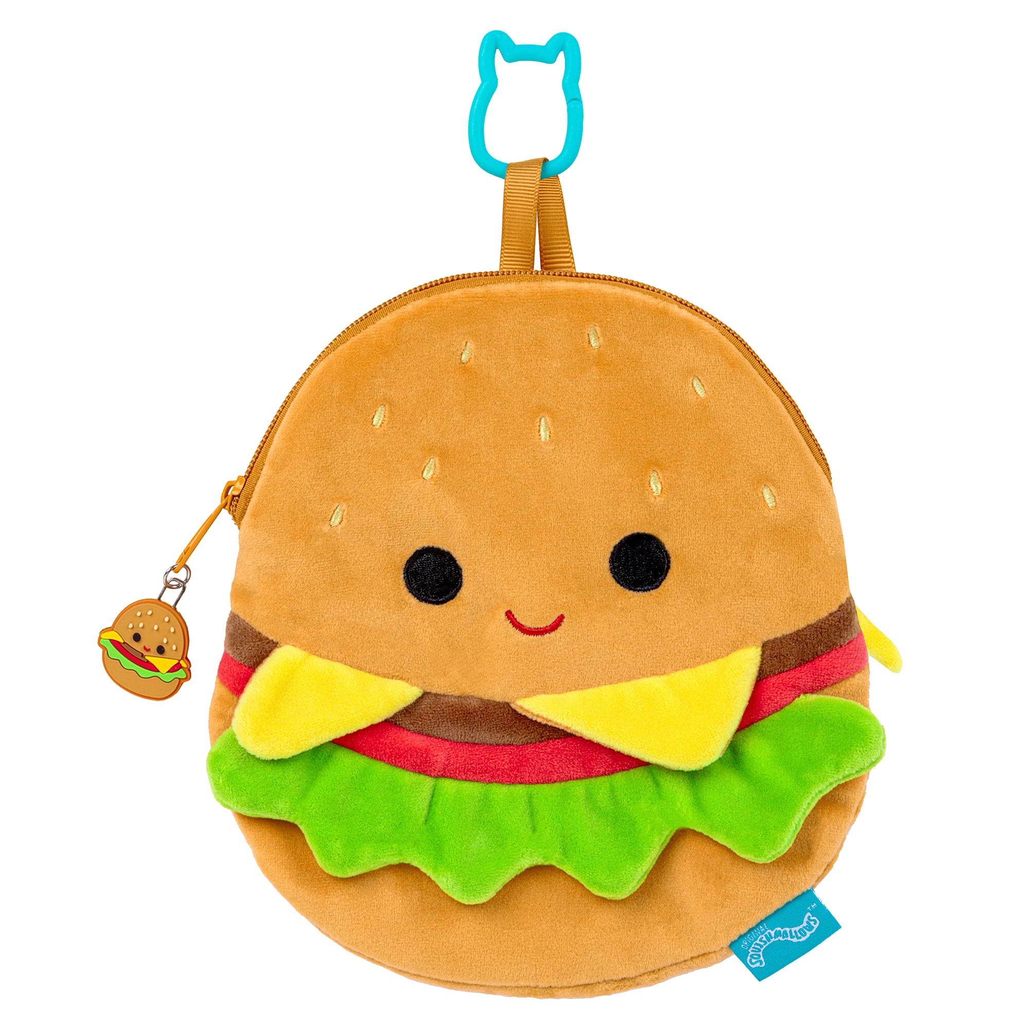 Squishmallows Carl The Cheeseburger Pencil Pouch, Includes Squishmallows Carl The Cheeseburger Pencil Pouch, Includes
