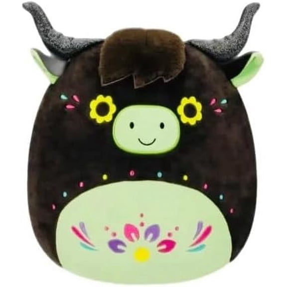 Squishmallows 7.5" Halloween Day of the Dead Catrina the Cow