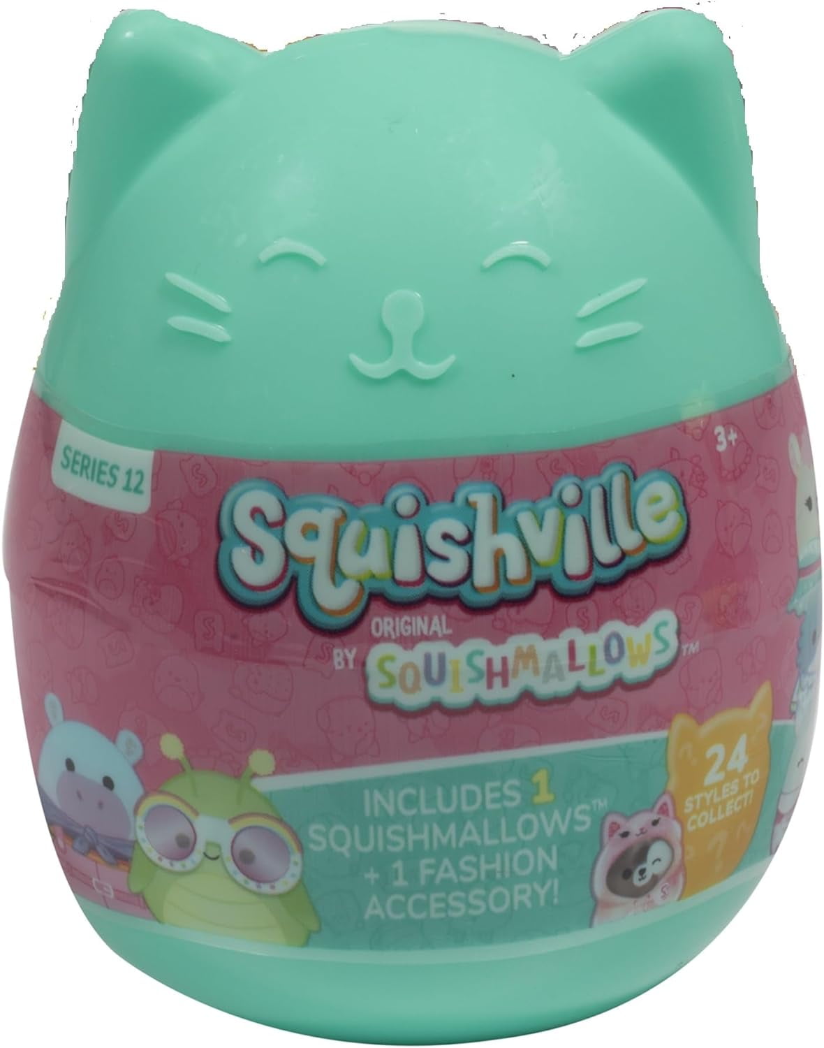 Squishmallows Squishville, Series 12 - Assorted Single - Official Jazwares Plush - Collectible Mini Mystery Stuffed Animal Toy & Accessories, Styles May Vary - Gift for Kids, Girls & Boys