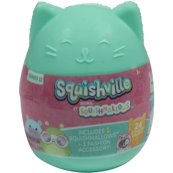 Squishmallows Squishville, Series 12 - Assorted Single - Official Jazwares Plush - Collectible Mini Mystery Stuffed Animal Toy & Accessories, Styles May Vary - Gift for Kids, Girls & Boys