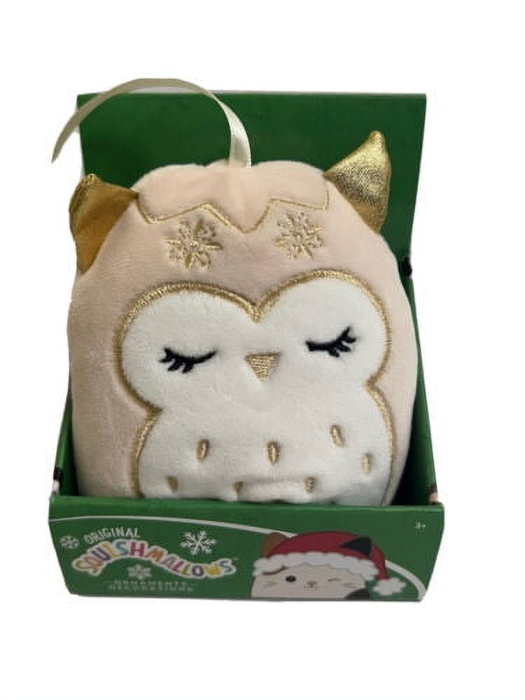 Squishmallow 4 Inch Tom the Tree Christmas Plush Ornament - Owl & Goose  Gifts