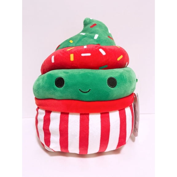 Squishmallows Christmas Squad 8" Chantal the Cupcake Plush Doll Toy