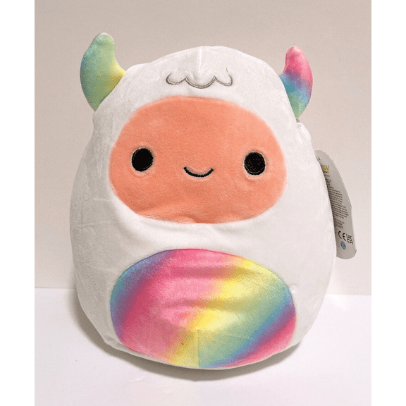 Squishmallows Christmas Squad 8" Yuri the Yeti with Rainbow Belly Plush Doll