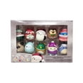 thumbnail image 1 of Squishmallows Holiday Christmas Ornaments Set of 10, 1 of 4