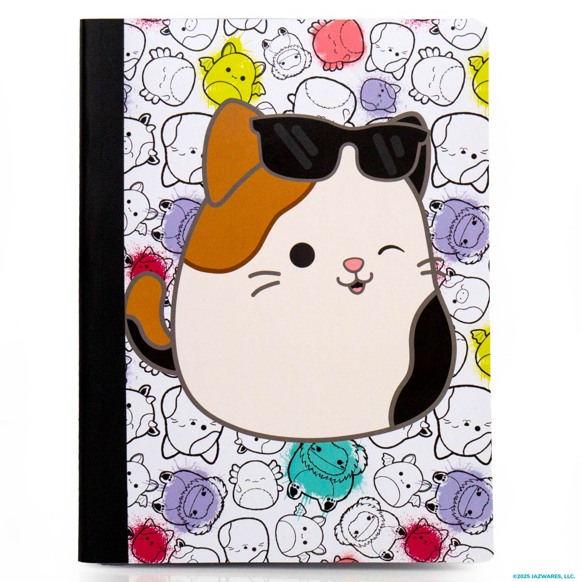Original Squishmallows Composition Notebook, 70 Wide Ruled Pages
