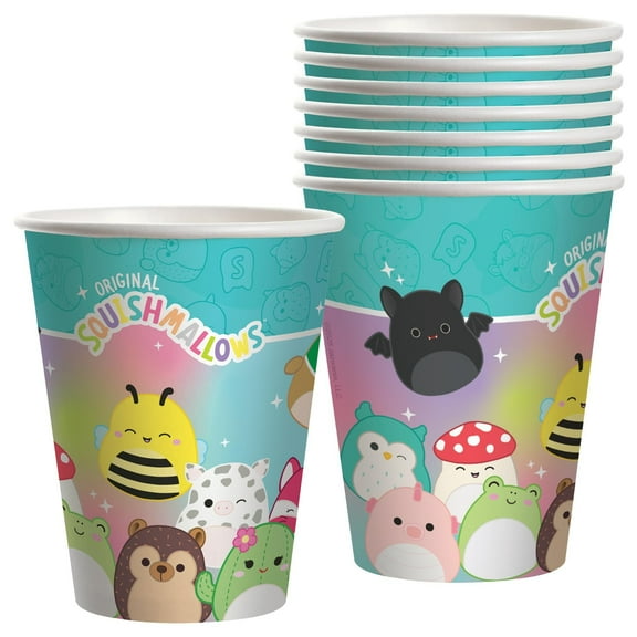 Squishmallows Cups 8 Count - Squishmallows Party Decorations
