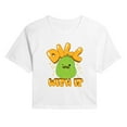 thumbnail image 1 of Squishmallows - Dill With It Charles Pickle - Juniors Cropped Short Sleeve Graphic T-Shirt, 1 of 4
