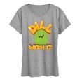 thumbnail image 1 of Squishmallows - Dill With It Charles Pickle - Women's Short Sleeve Graphic T-Shirt, 1 of 4