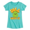 thumbnail image 1 of Squishmallows - Dill With It Charles Pickle - Youth Girls Short Sleeve T-Shirt, 1 of 4