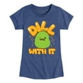 thumbnail image 1 of Squishmallows - Dill With It Charles Pickle - Youth Girls Short Sleeve T-Shirt, 1 of 4