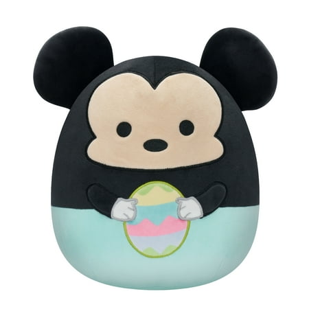 Squishmallows Disney 10 inch Mickey Mouse Holding Egg Plush - Child's Ultra Soft Stuffed Toy